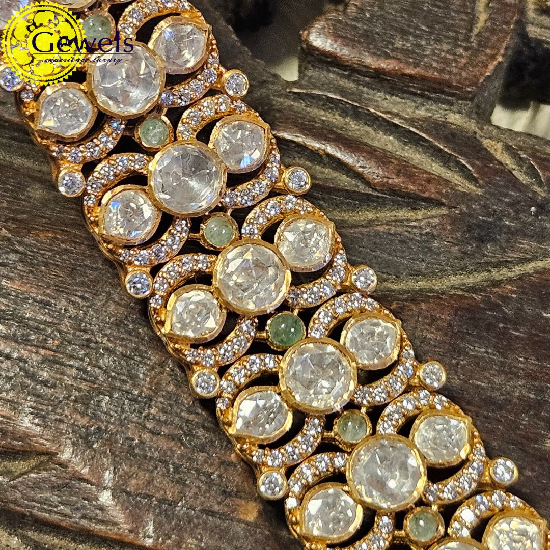 Gewels Jade Polki Bracelet