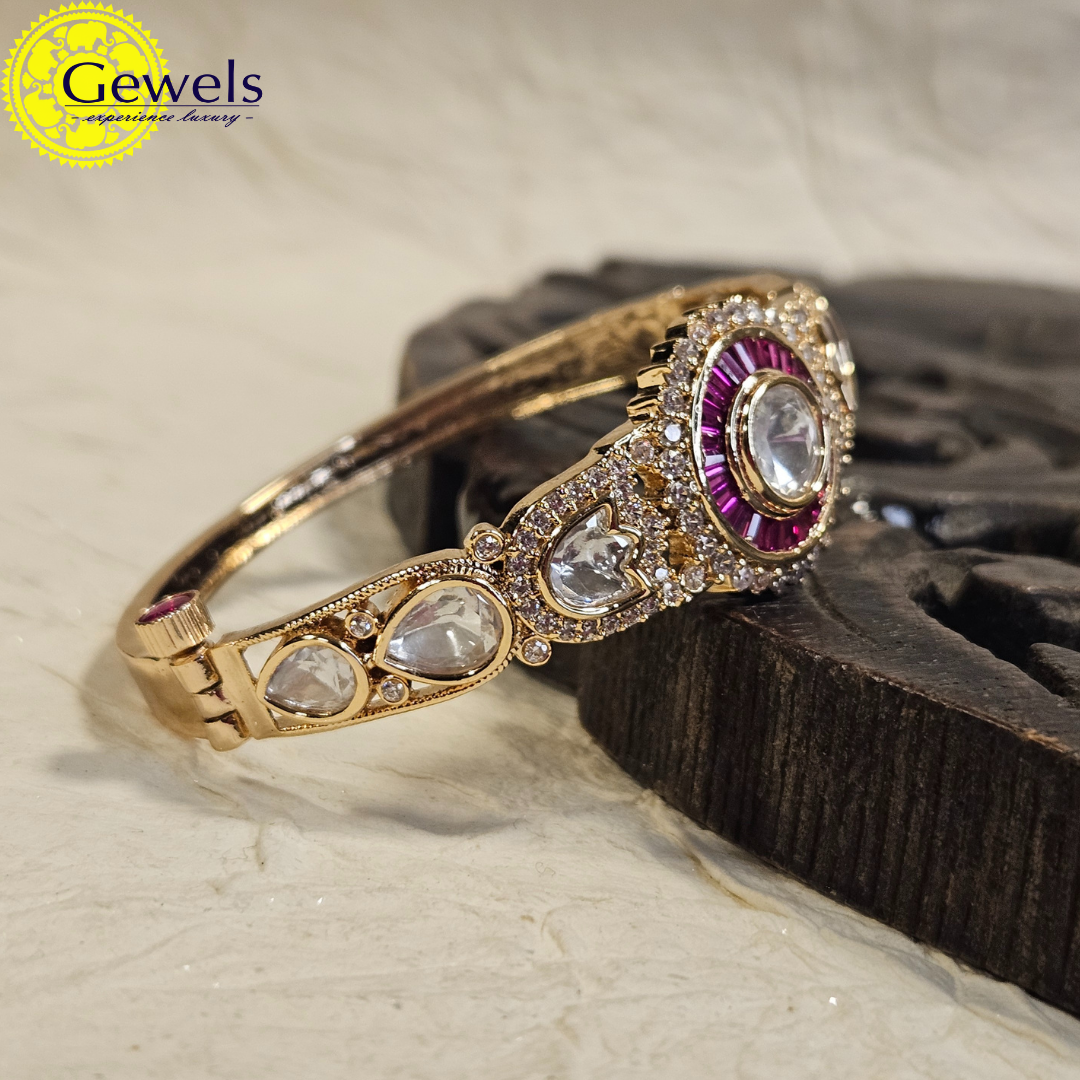 Gewels Kundan Polki Bracelet