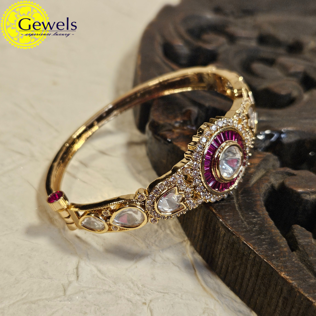 Gewels Kundan Polki Bracelet
