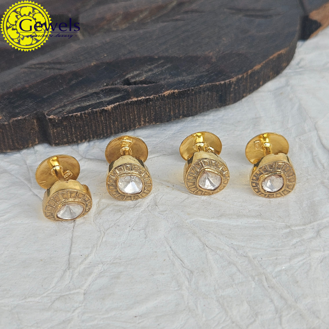 Gewels Kushal karat Buttons