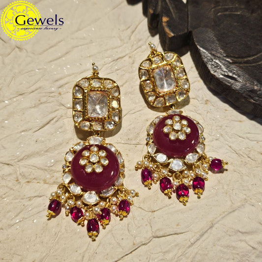 Gewels Nitika Polki Earrings