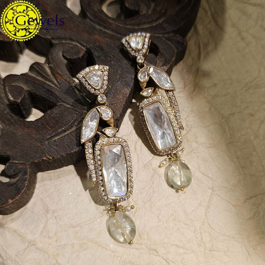 Gewels Prestigious Parrot Polki Earring