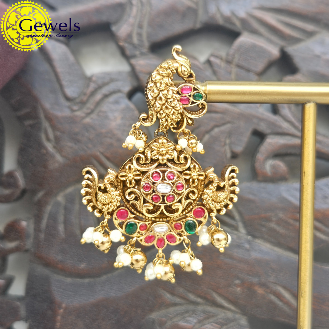 Gewels Nakshi Nagas Bridal Neck Set