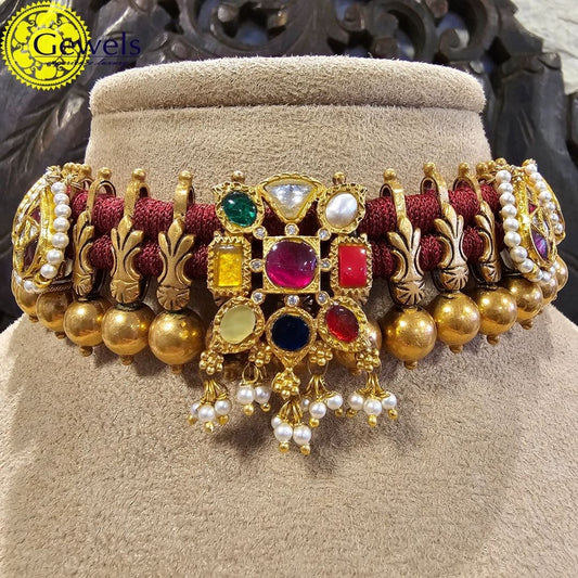 Gewels Dakshinaya Dhanishta Choker