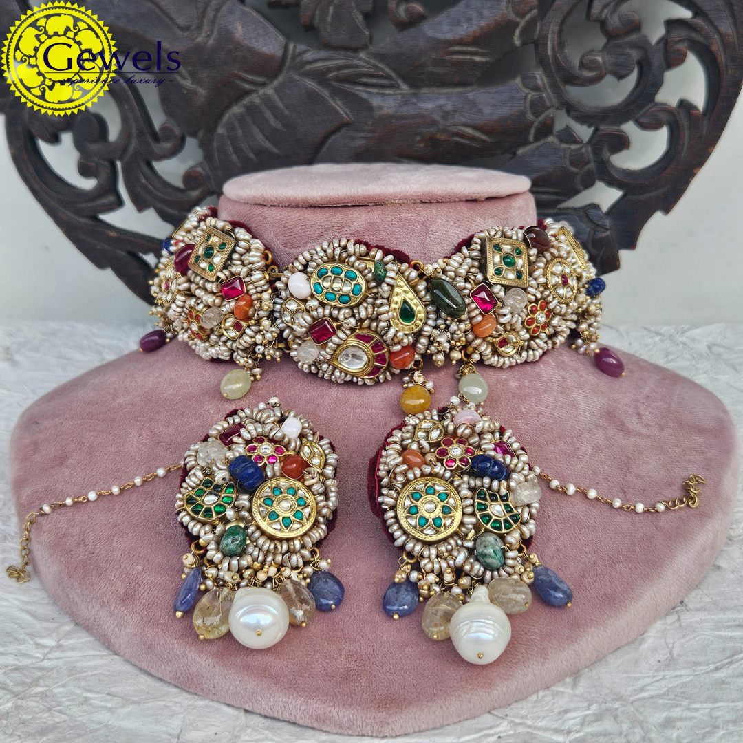 Gewels Gehna Javeri Tribal Necklace Set