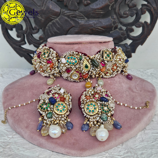 Gewels Gehna Javeri Tribal Necklace Set