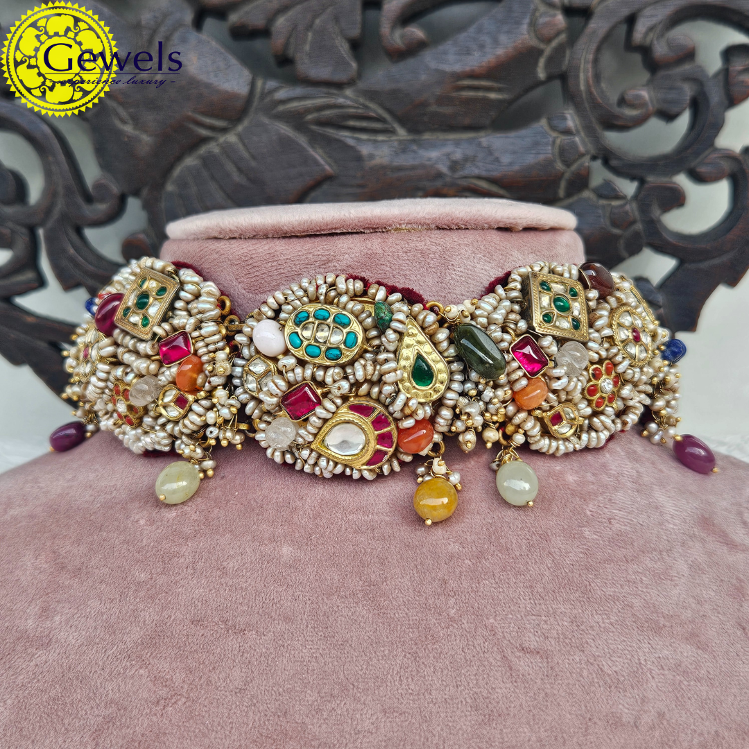 Gewels Gehna Javeri Tribal Necklace Set