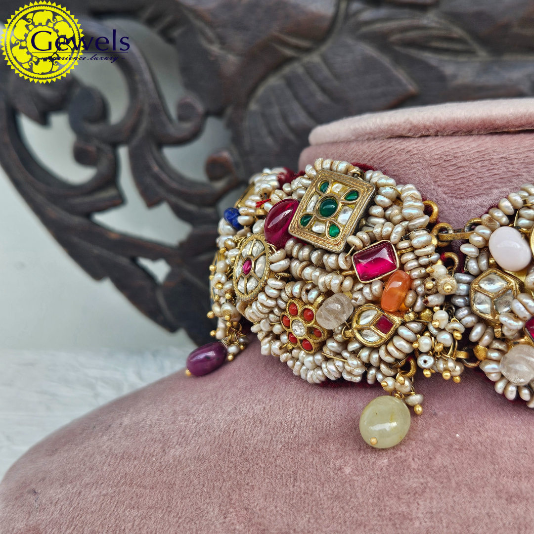 Gewels Gehna Javeri Tribal Necklace Set
