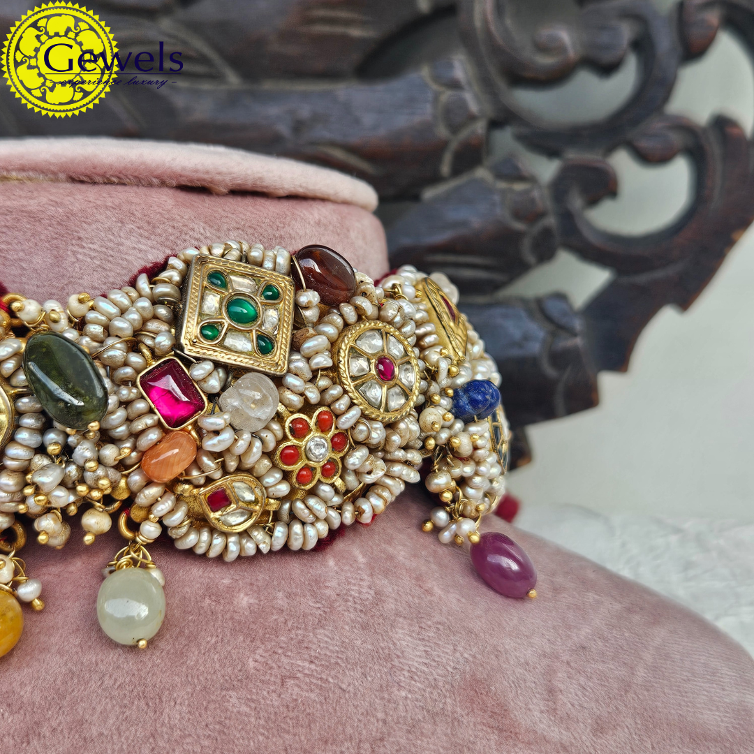 Gewels Gehna Javeri Tribal Necklace Set