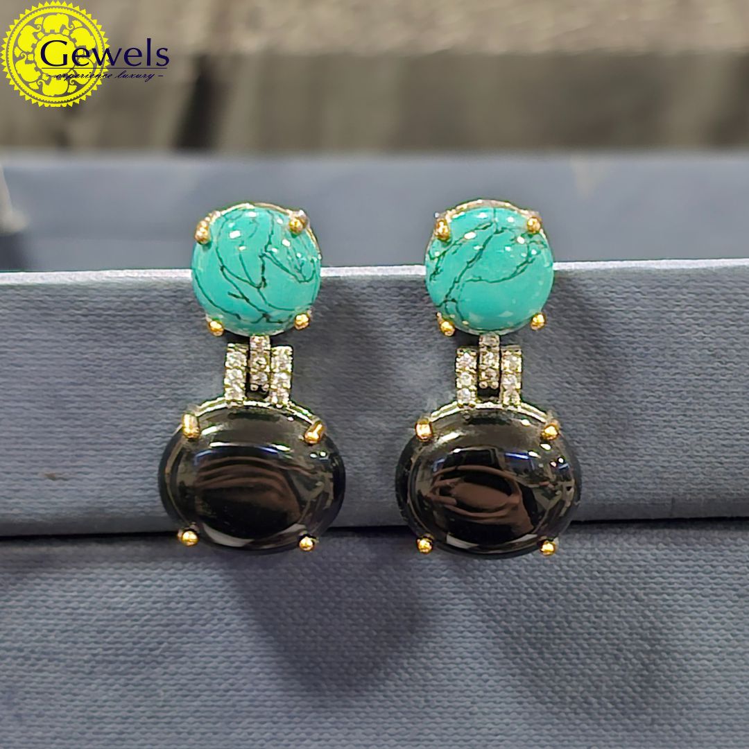 Gewels Serene Turquoise Earrings
