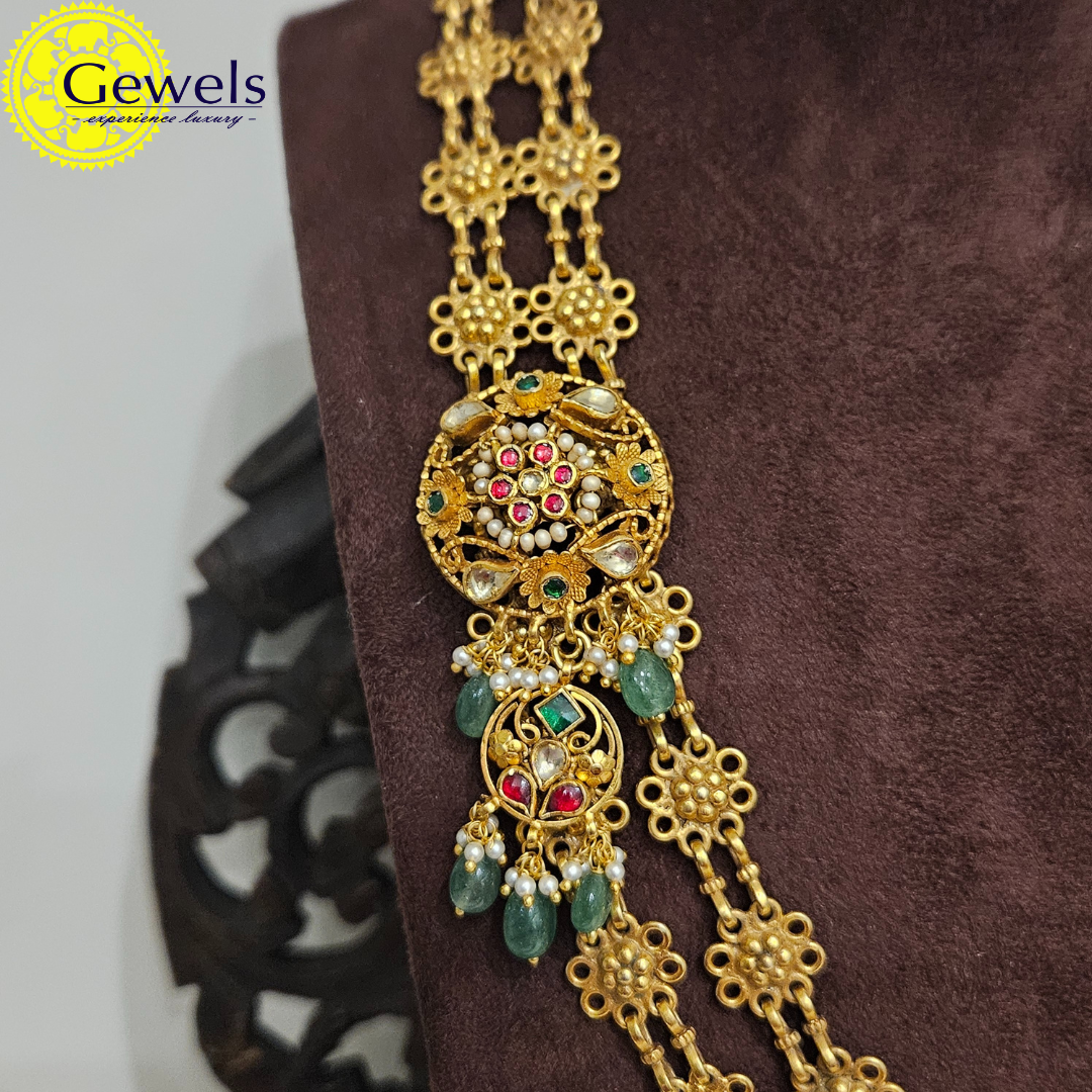 Gewel Phool Vruksham Necklace
