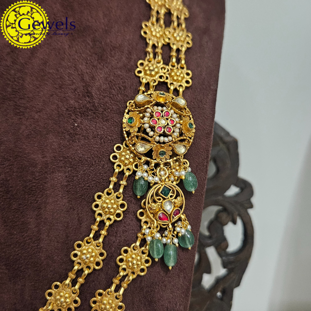 Gewel Phool Vruksham Necklace
