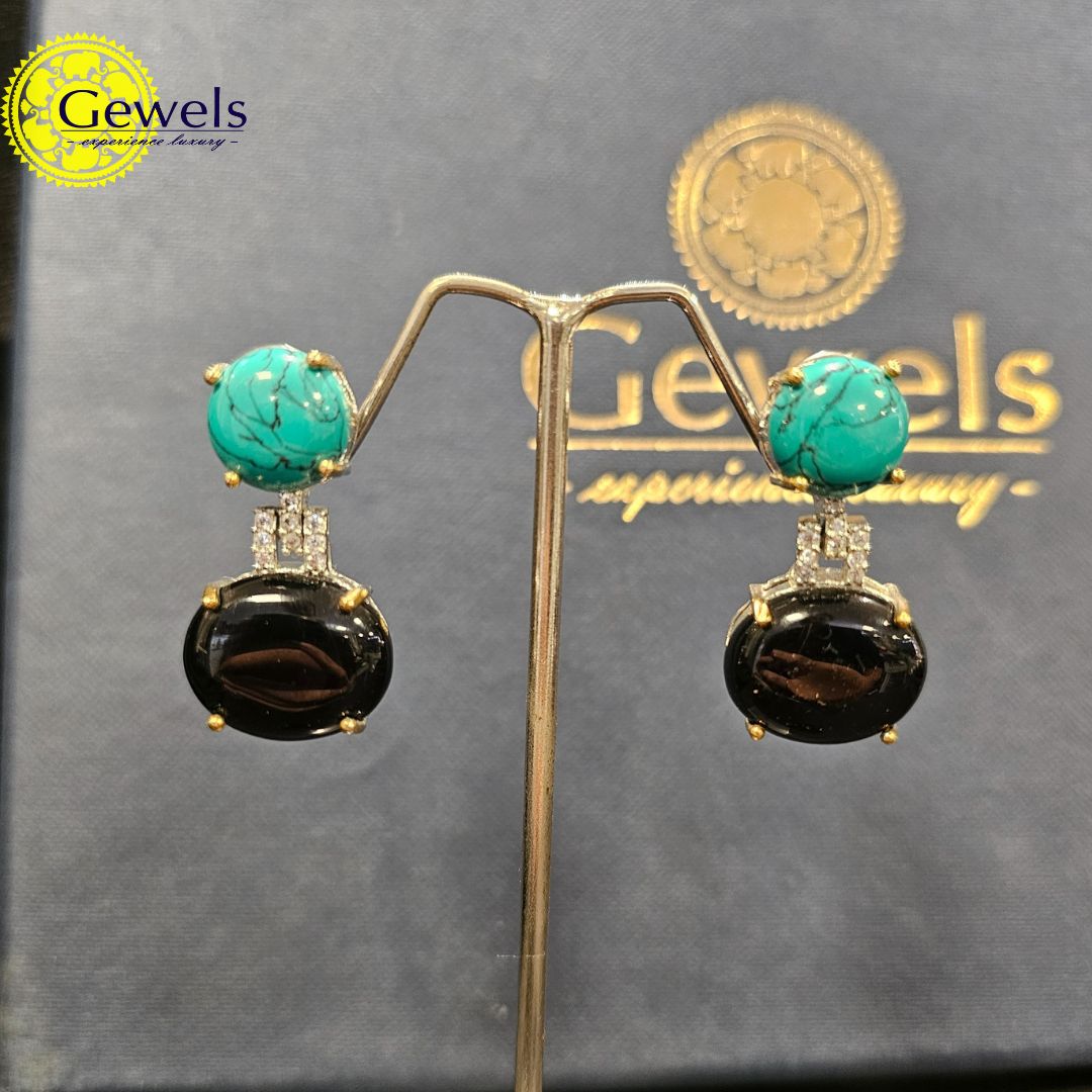 Gewels Serene Turquoise Earrings