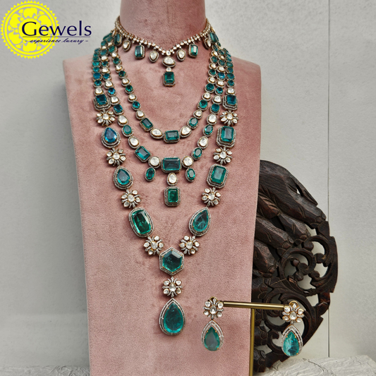 Gewels Rajatamaya Necklace Set
