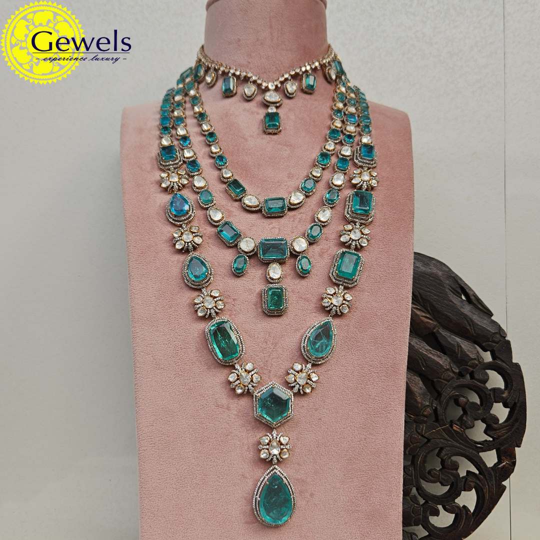 Gewels Rajatamaya Necklace Set