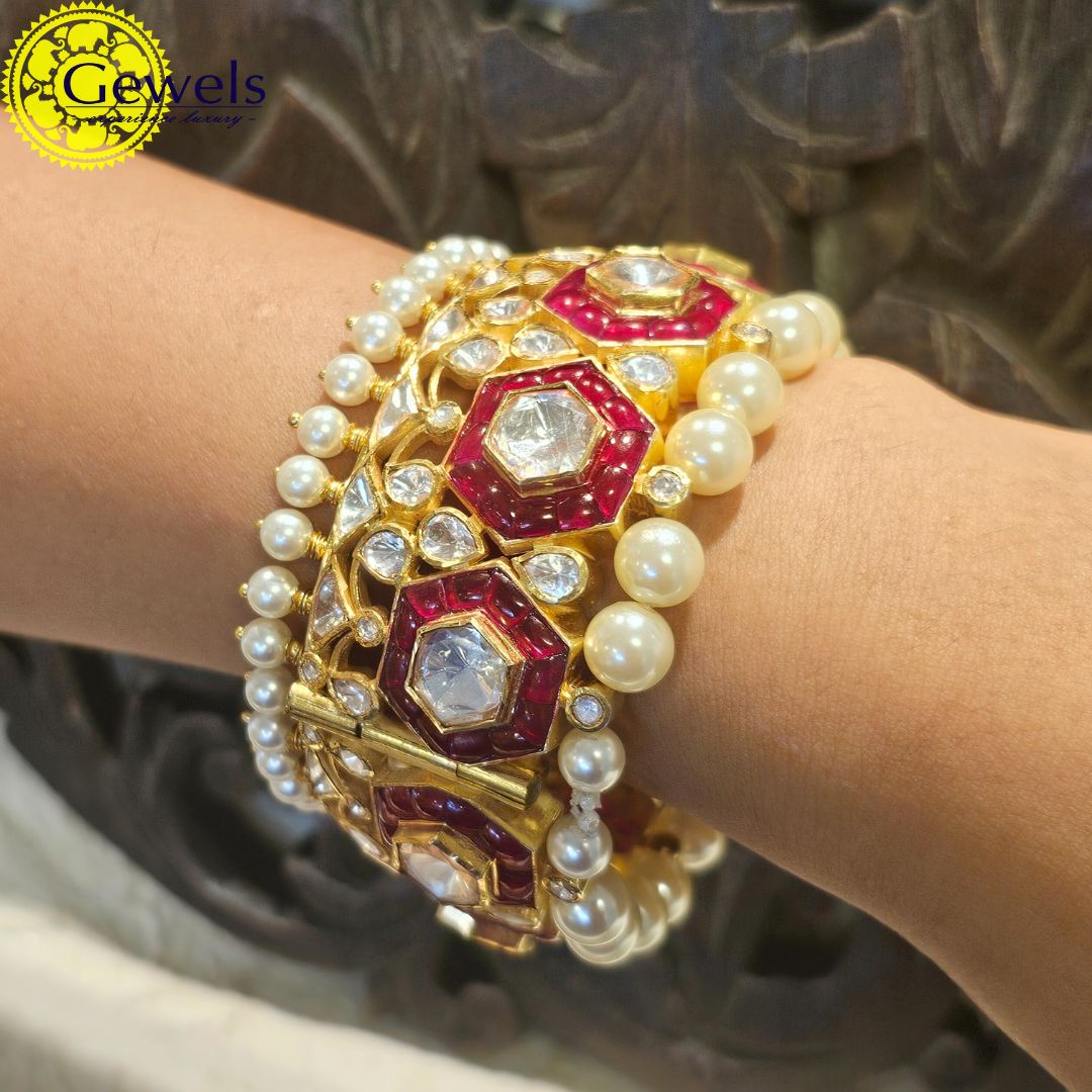 Gewels Polki & Ruby Necklace