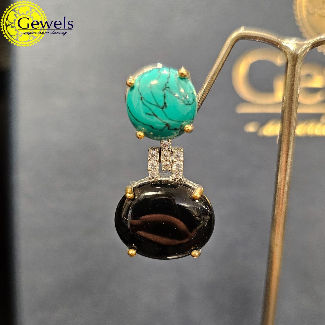 Gewels Serene Turquoise Earrings