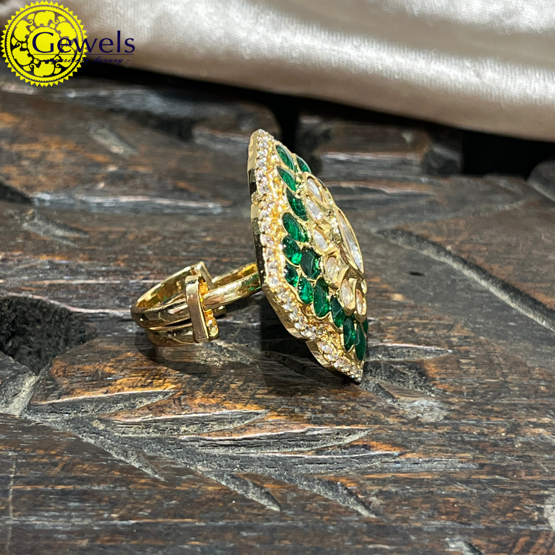 Gewels Ekta Kundan ring