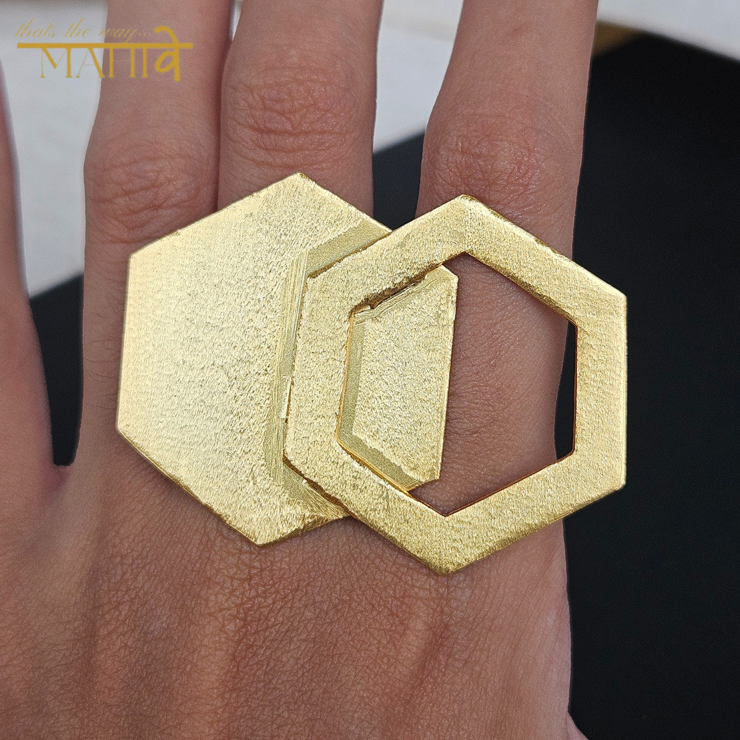 Double Hexagon Ring