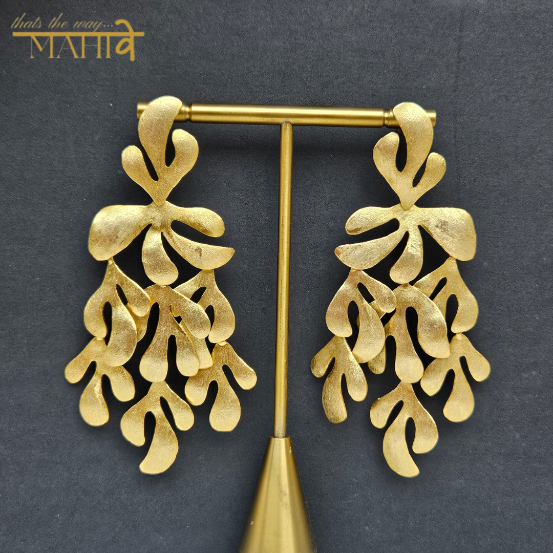 Gewels Classic Flower Gold Earrings