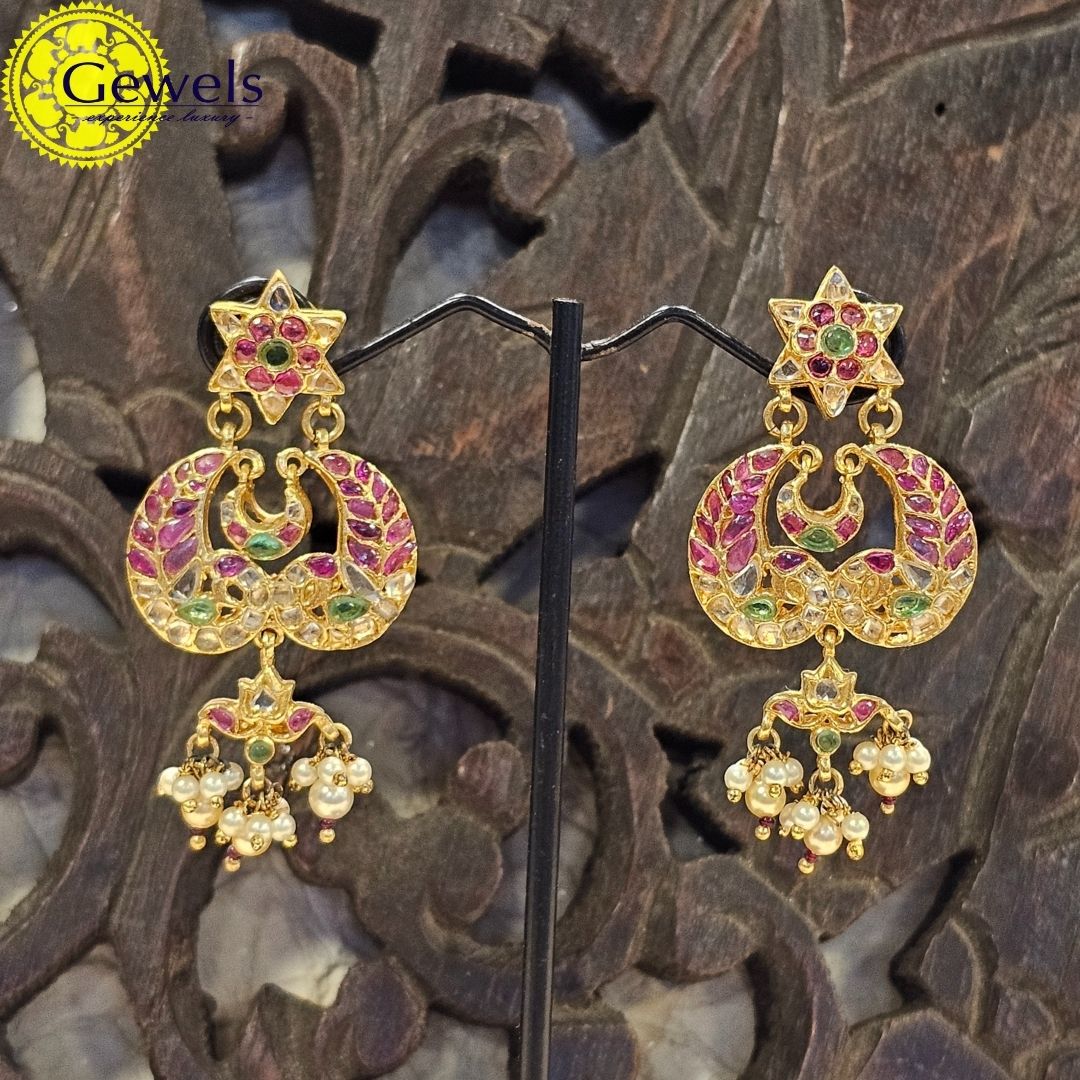 Gewels Sitara Red Earrings