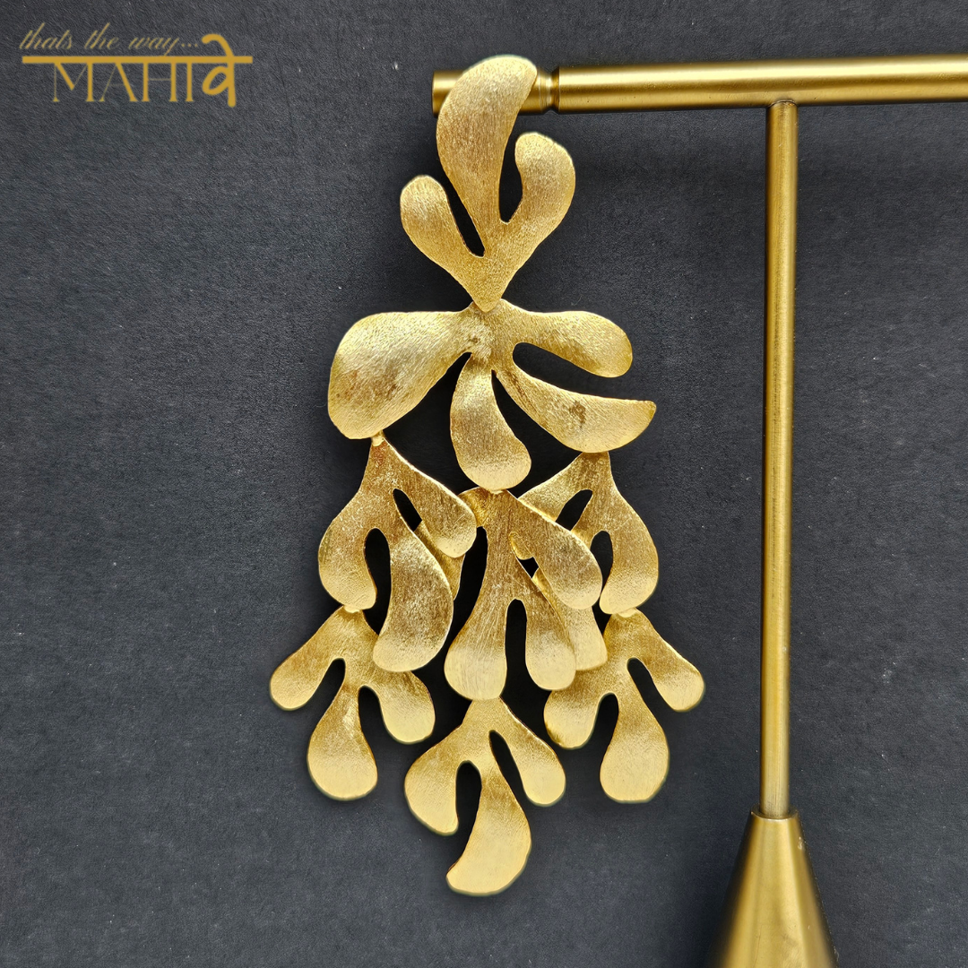 Gewels Classic Flower Gold Earrings