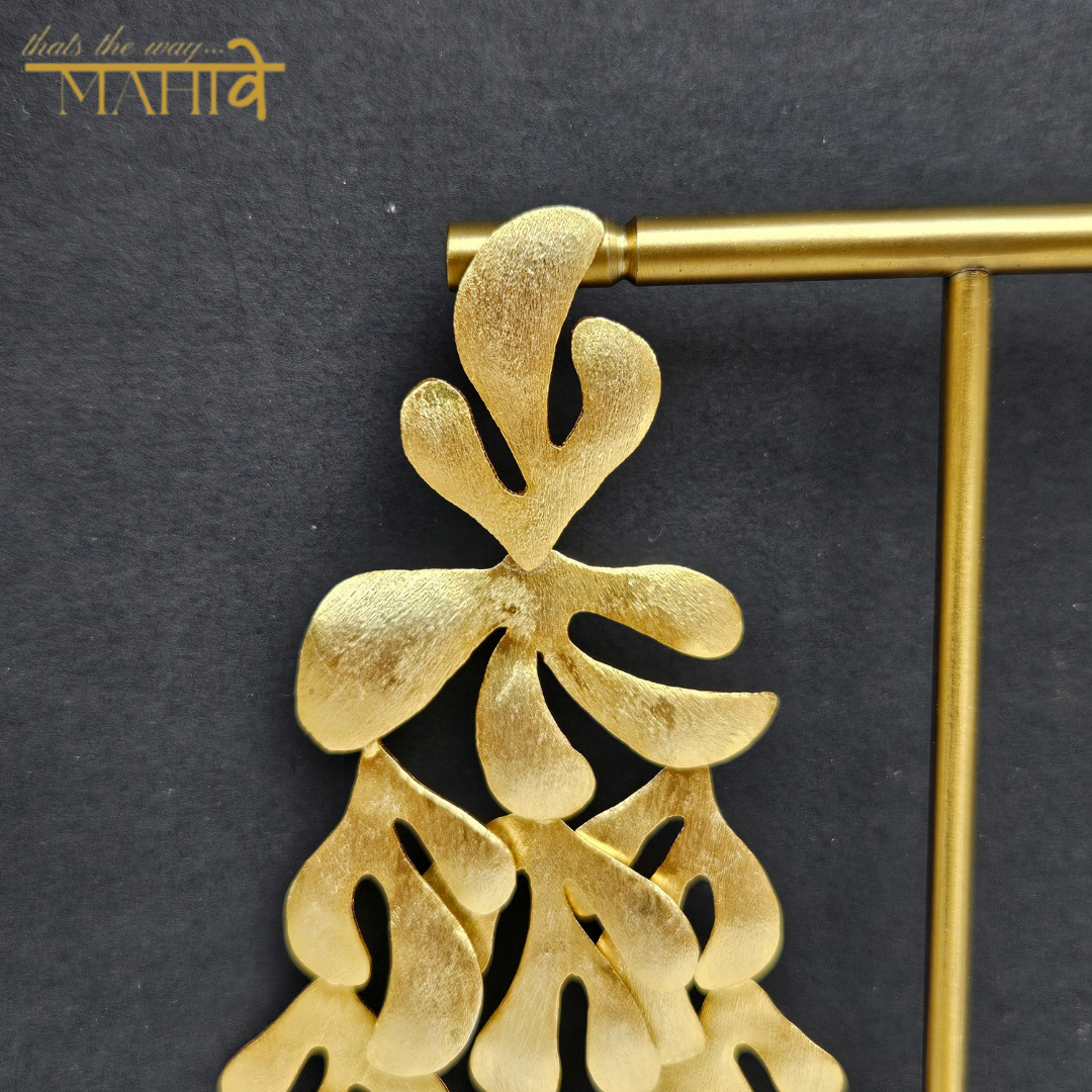 Gewels Classic Flower Gold Earrings