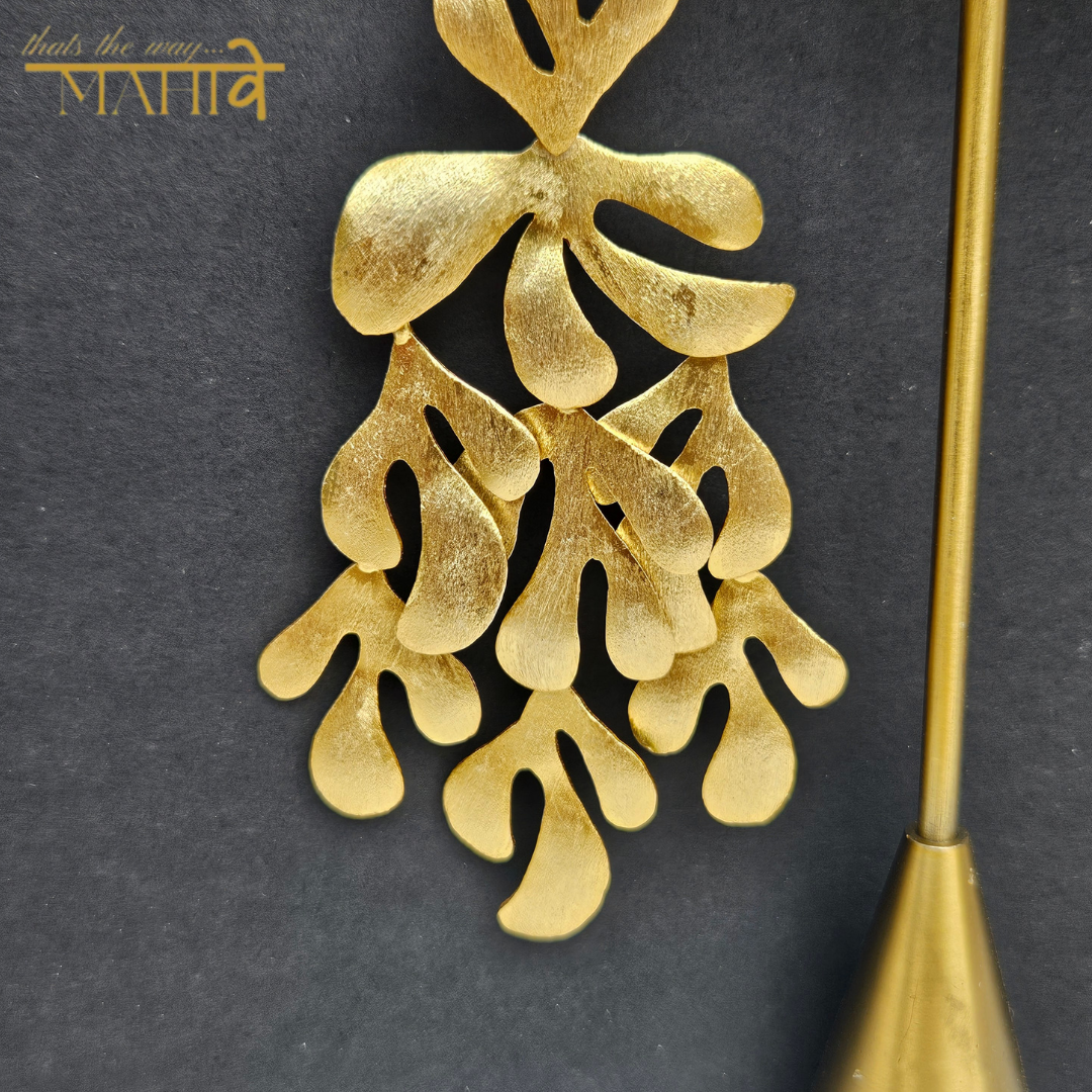 Gewels Classic Flower Gold Earrings