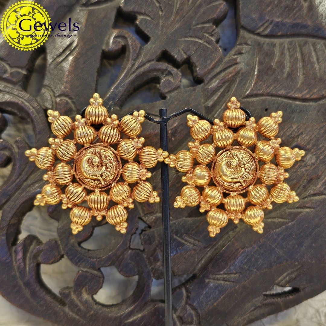 Gewels Sunmukhi Earrings