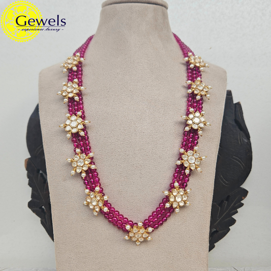 Gewels Pink Amrapali Necklace
