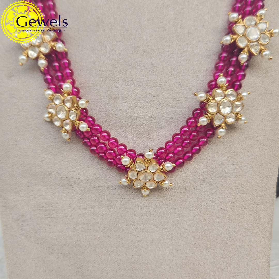 Gewels Pink Amrapali Necklace