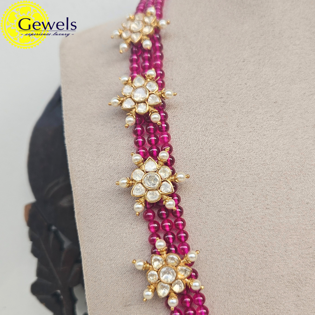 Gewels Pink Amrapali Necklace