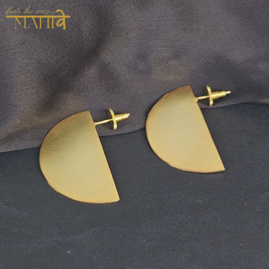 Gewels Semi Circle Earrings