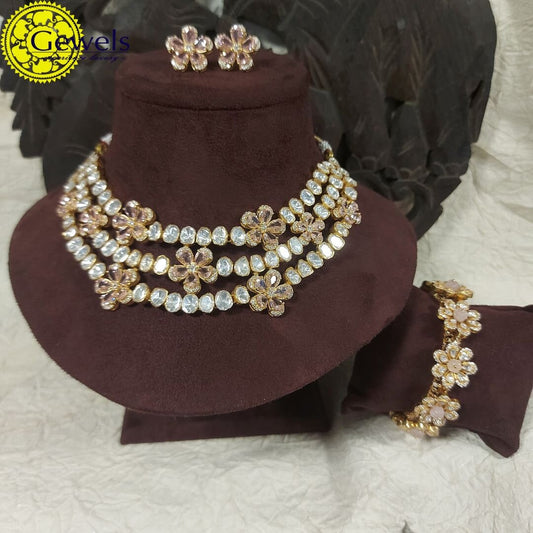 Gewels Floral Mist  Necklace Set
