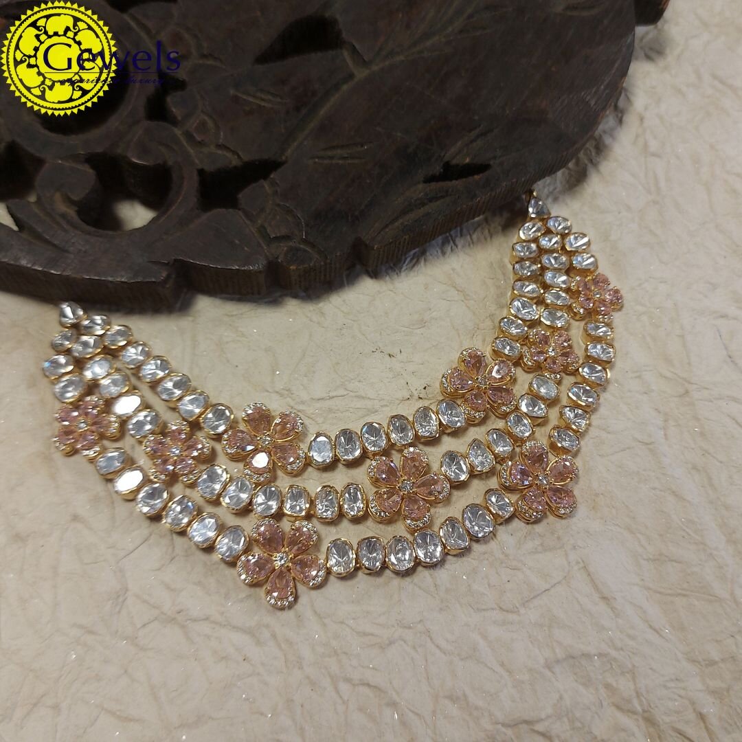 Gewels Floral Mist  Necklace Set