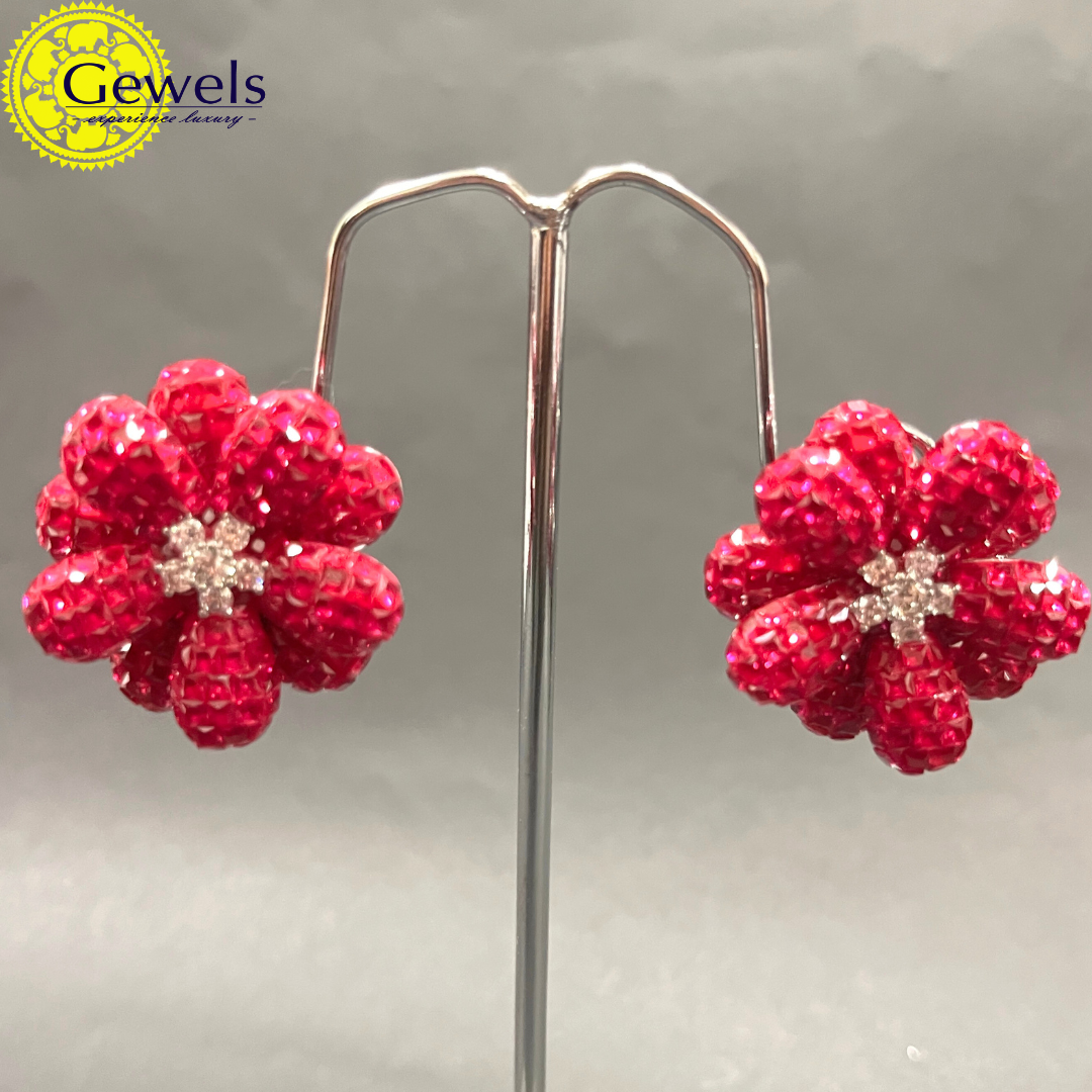 Gewels Rangriti Blossom Earrings