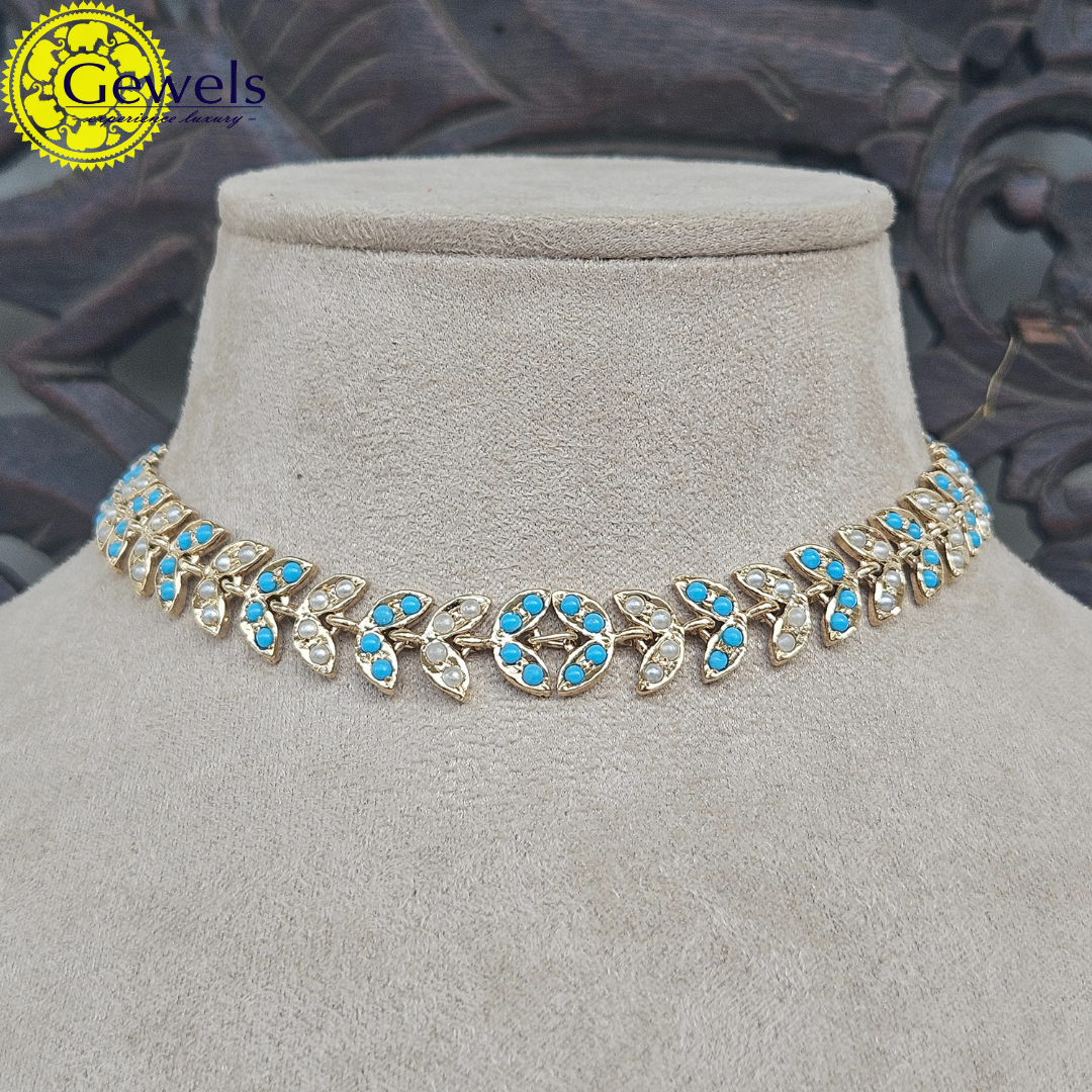 Gewels Mayuri Kaal Neck Set