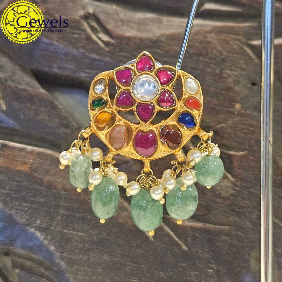 Gewels Daksha Prabha Navratna Earrings