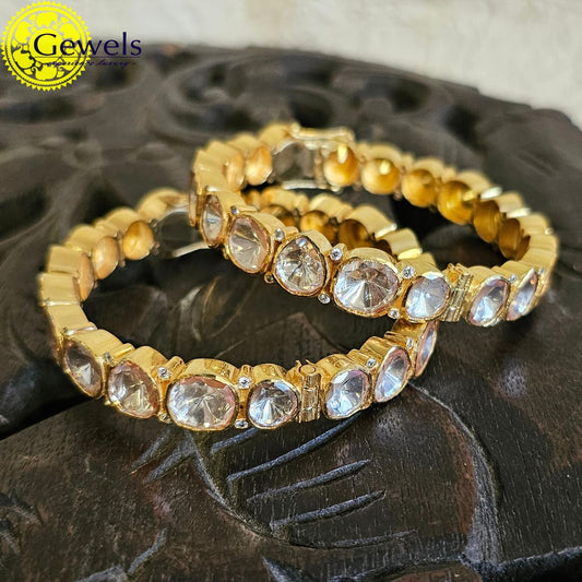 Gewels Victorian Polki Bangles