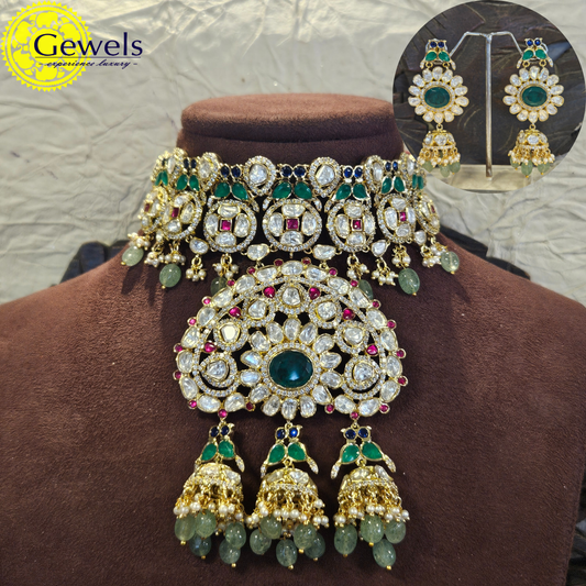 Gewels Parijat-Prakash Choker Set