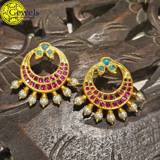 Gewels Surya Rekha Dakshinaya Earrings