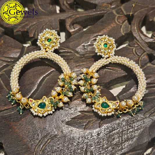 Gewels Shubha Apsara Moti Earrings
