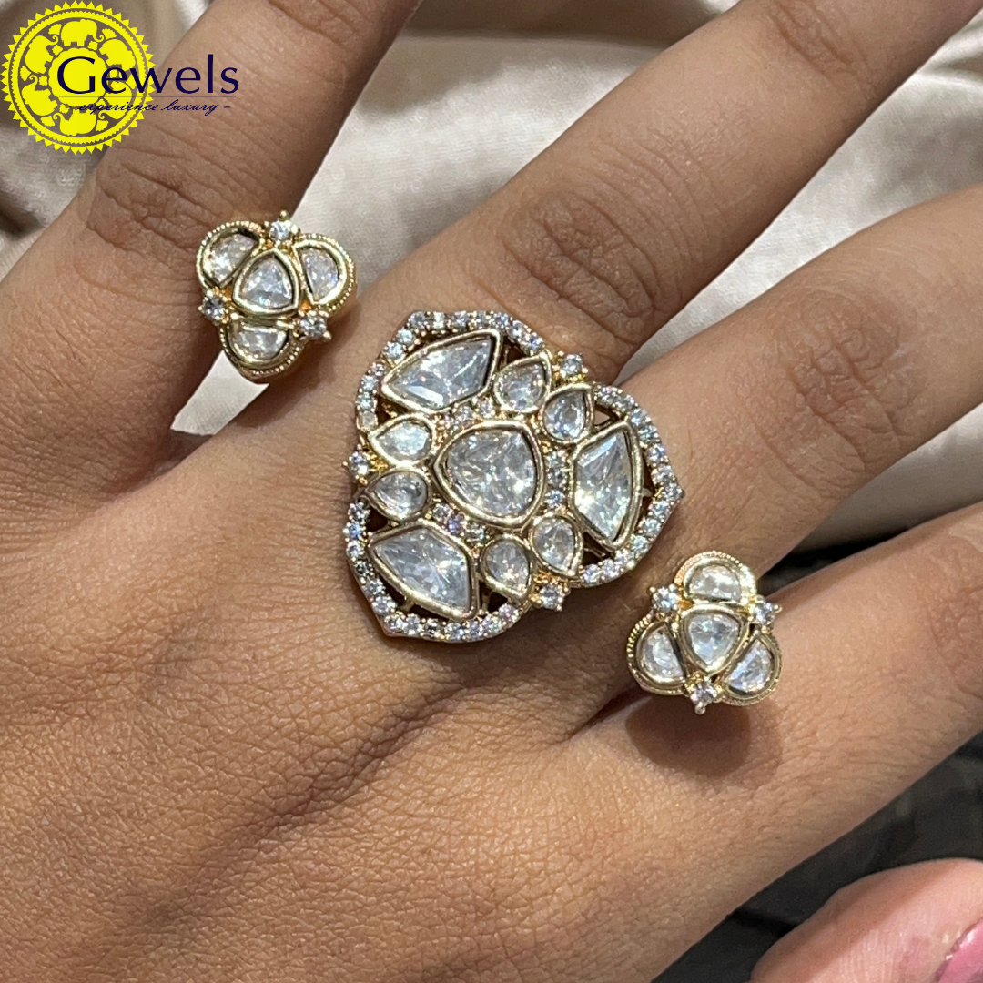 Gewels Nikita Uncut Ring