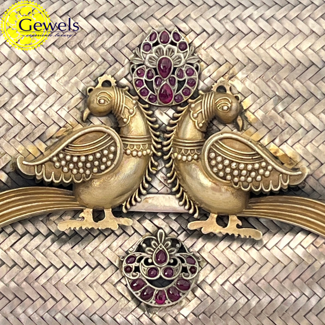 Gewels Sona paksh Silver Bag