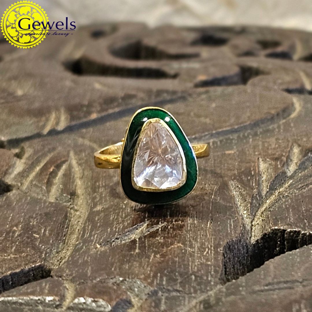 Gewels Mini Polki Ring