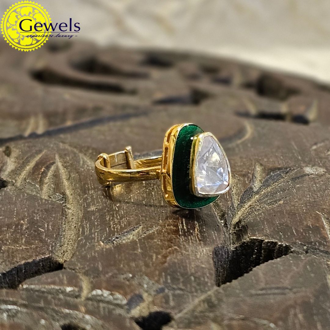 Gewels Mini Polki Ring