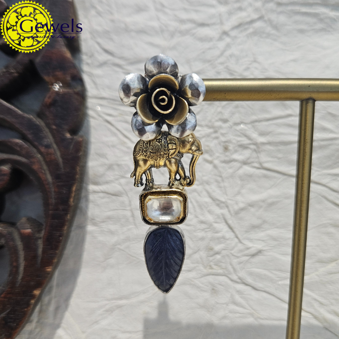 Gewels Sangria Dangler Earrings