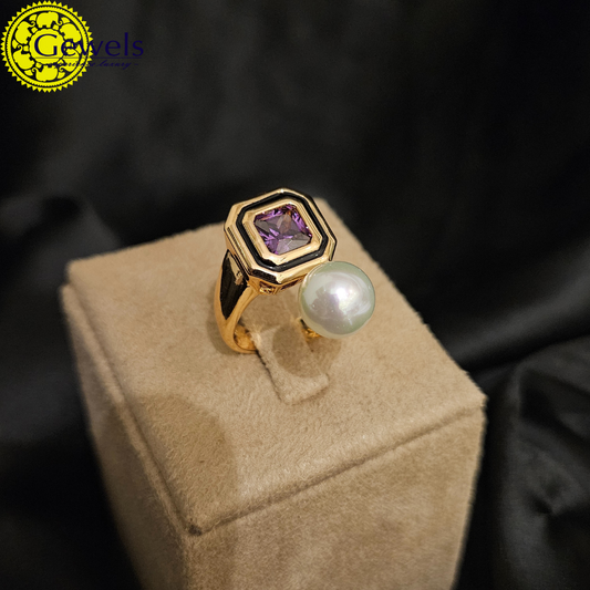 Gewels Suhasini Moti Ring