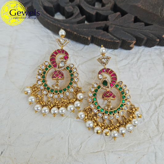 Gewels Nishika Moti Earrings
