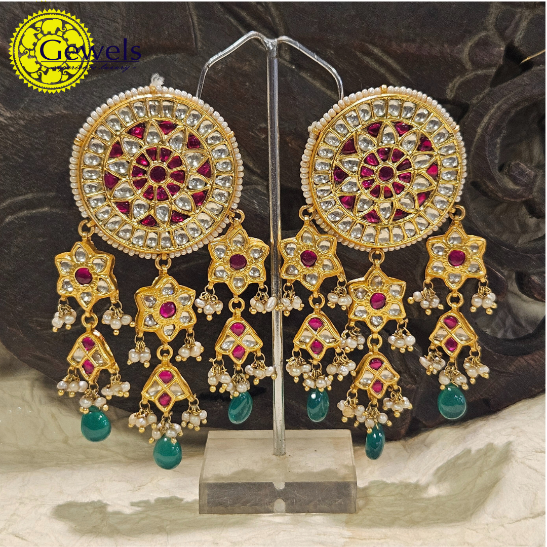 Gewels Nandini Jadau Earrings